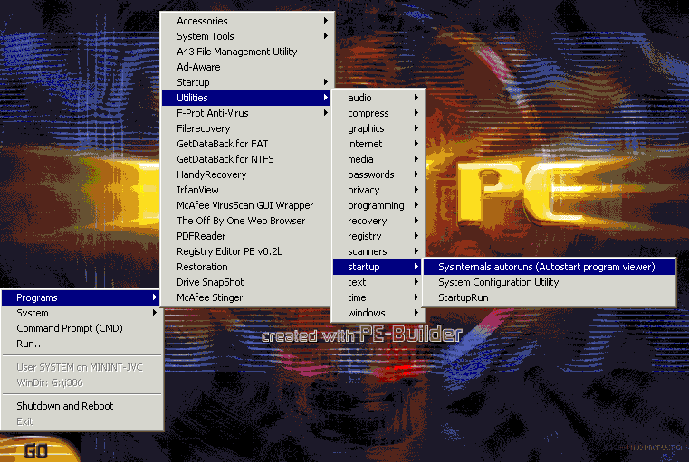 The Utilities menu shown here was created by this script