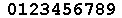 Click to download a counter with a MONOSPACE font